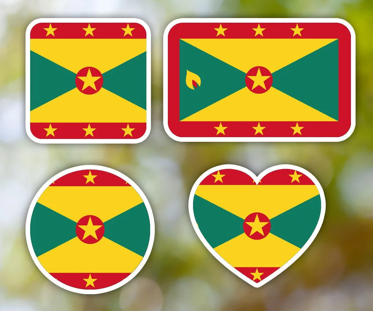 Grenada Geometric Sticker
