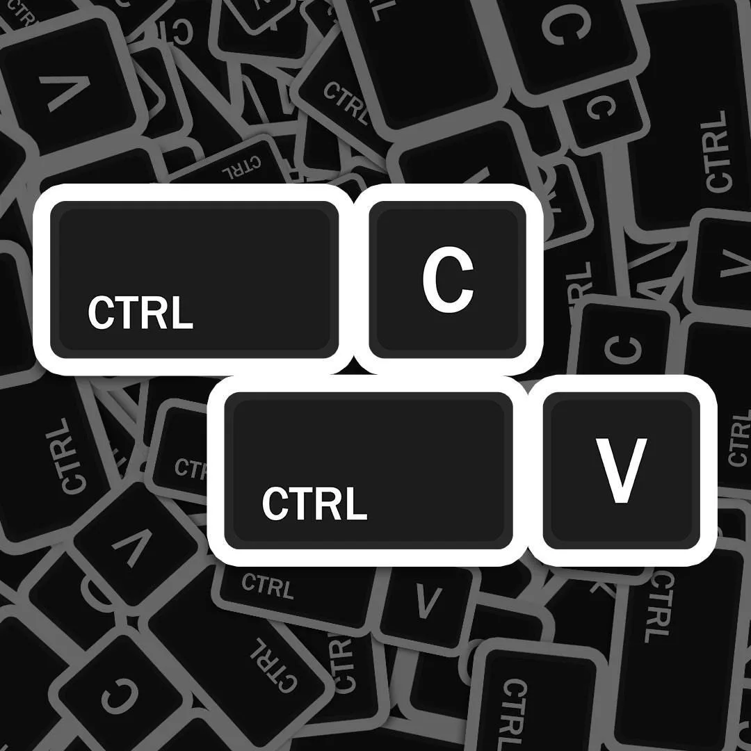Copy Paste Meme Sticker