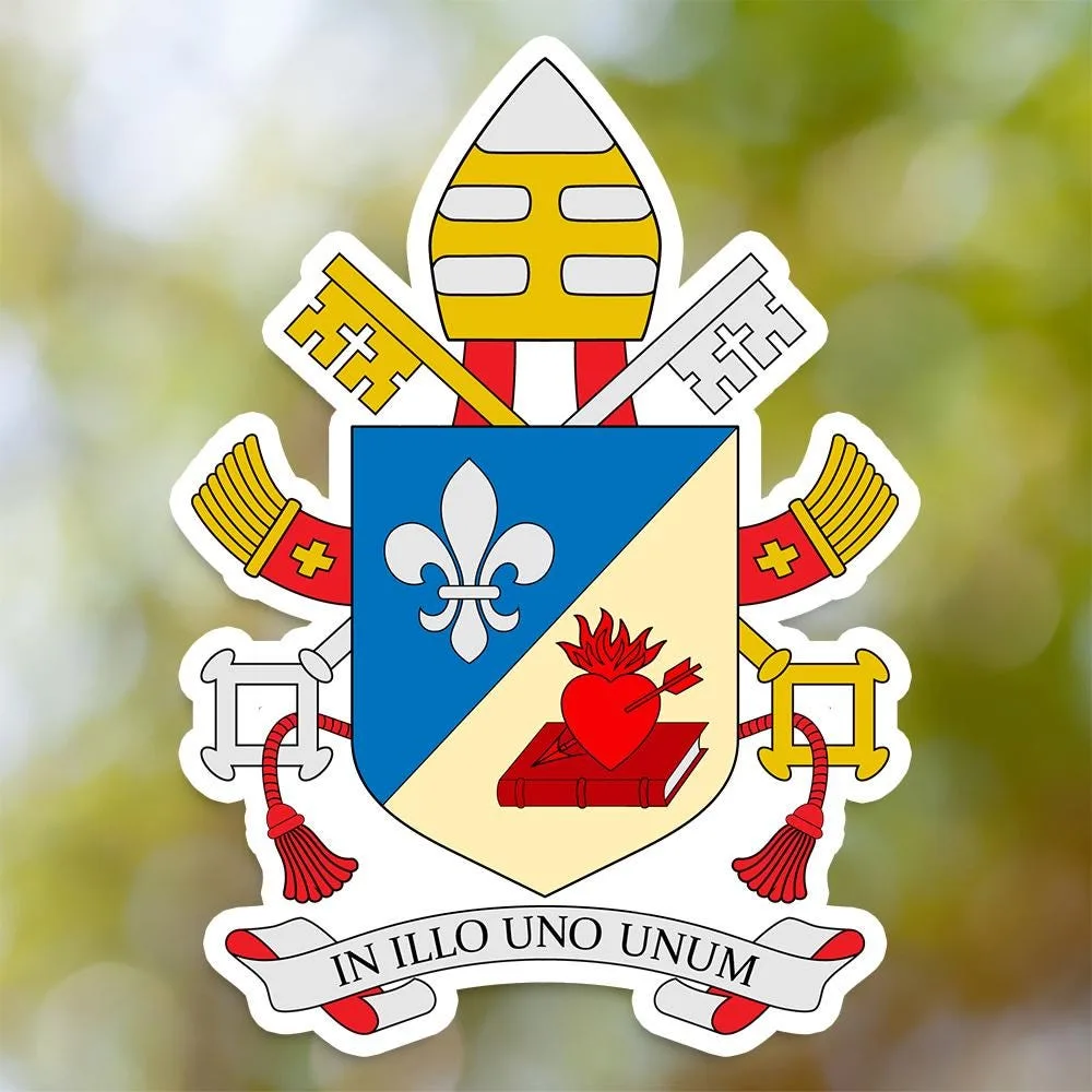 Leo XVI Coat of Arms Sticker