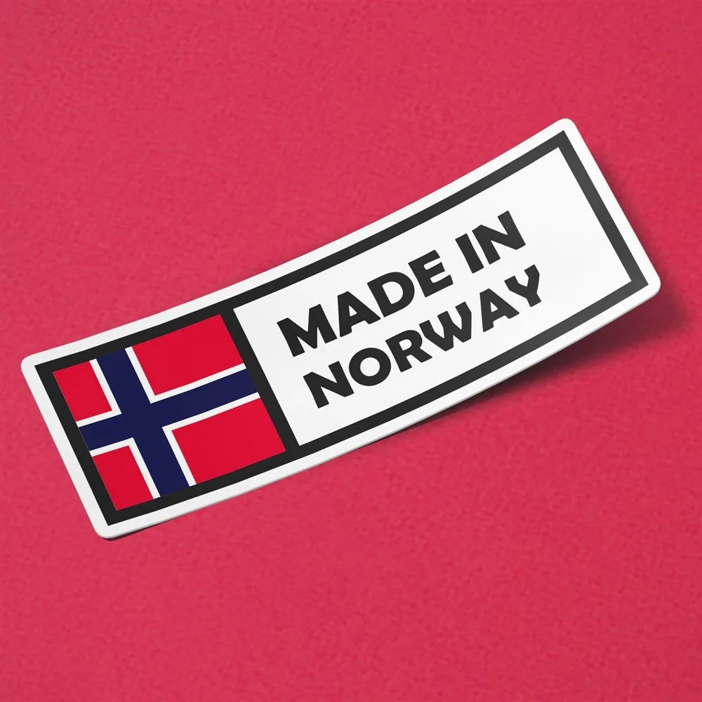 Made in Norway Sticker