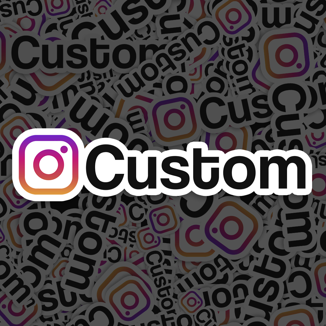Instagram Logo word sticker